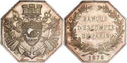 World Coins - France, Token, Banque d'Escompte de Paris, 1878, Silver, Stern,