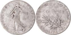 World Coins - Coin, France, Semeuse, 50 Centimes, 1905, Paris, , Silver, KM:854
