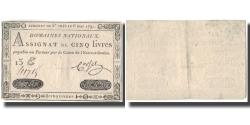 World Coins - France, 5 Livres, 1791, 1791-05-06, EF(40-45), KM:A42, Lafaurie:137