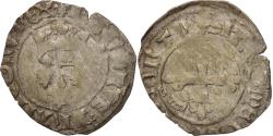 World Coins - Coin, France, Charles VI, Florette, Troyes, , Billon, Duplessy:405D