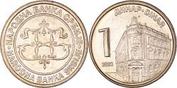 World Coins - Coin, Serbia, Dinar, 2003, , Copper-Nickel-Zinc, KM:34