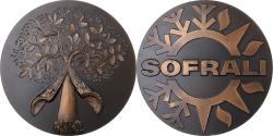 World Coins - France, Medal, Sofrali, 1972, Bronze,