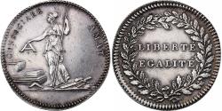 World Coins - France, Token, Liberté Égalité, Silver, Bernier,