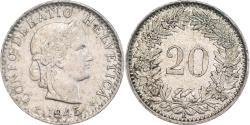 World Coins - Coin, Switzerland, 20 Rappen, 1945