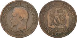 World Coins - Coin, France, Napoleon III, Napoléon III, 10 Centimes, 1854, Bordeaux