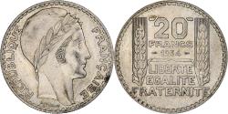 World Coins - France, 20 Francs, Turin, 1934, Paris, Silver, , Gadoury:852