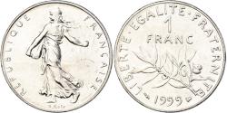 World Coins - Coin, France, Semeuse, Franc, 1999, Paris, O.Roty, , Nickel, KM:925.1