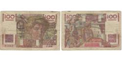 World Coins - France, 100 Francs, Jeune Paysan, 1953, P.533, VF(20-25), Fayette:28.36, KM:128d
