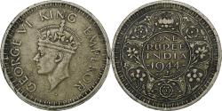 World Coins - India-British, George VI, Rupee, 1944, Bombay, Silver, , KM:557