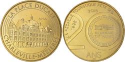 World Coins - France, Token, Charleville-Mézières - La place Ducale, 2016, MDP,