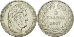 World Coins - Coin, France, Louis-Philippe, 5 Francs, 1847, Paris, , Silver