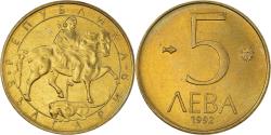World Coins - Coin, Bulgaria, 5 Leva, 1992, , Nickel-brass, KM:204