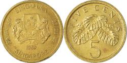 World Coins - Coin, Singapore, 5 Cents, 1989