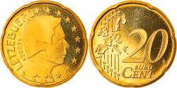 World Coins - Luxembourg, 20 Euro Cent, 2003, Utrecht, Proof, , Brass, KM:79
