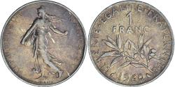 World Coins - Coin, France, Semeuse, Franc, 1960, Paris, , Nickel, KM:925.2