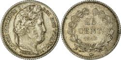 World Coins - Coin, France, Louis-Philippe, 25 Centimes, 1845, Rouen, , Silver