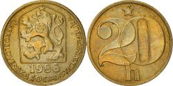 World Coins - Coin, Czechoslovakia, 20 Haleru, 1986, , Nickel-brass, KM:74