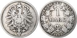 World Coins - GERMANY - EMPIRE, Wilhelm I, Mark, 1881, Berlin, Silver, , KM:7