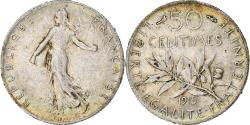 World Coins - Coin, France, Semeuse, 50 Centimes, 1915, Paris, , Silver, KM:854
