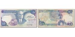 World Coins - Banknote, Tunisia, 10 Dinars, 1983, 1983-11-03, KM:80, EF(40-45)