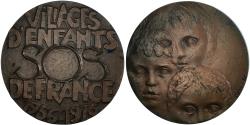 World Coins - France, Medal, Villages d'enfants de France 1956-1976, Society, 1976, Quérolle