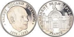 World Coins - France, Medal, Ve République, Valery Giscard d'Estaing, , Copper-nickel