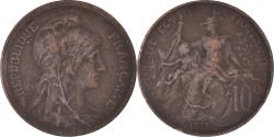 World Coins - Coin, France, Dupuis, 10 Centimes, 1917, Paris, , Bronze, KM:843