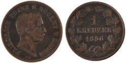 World Coins - Coin, German States, BADEN, Friedrich I, Kreuzer, 1856, , Copper