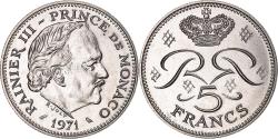 World Coins - Coin, Monaco, Rainier III, 5 Francs, 1971, , Copper-nickel, KM:150