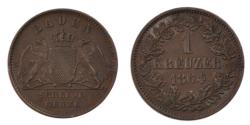 World Coins - Coin, German States, BADEN, Friedrich I, Kreuzer, 1864, , Copper