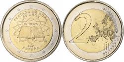 World Coins - Spain, Juan Carlos I, 2 Euro, Traité de Rome, 2007, Madrid, Bi-Metallic