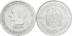 World Coins - Germany, Weimar Republic, 3 Mark, Stein, 1931, Berlin, Silver, , KM:73