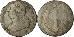 World Coins - Coin, France, 2 sols françois, 2 Sols, 1793, Lille, , Bronze
