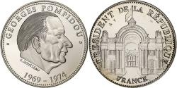World Coins - France, Medal, Les Présidents de la République, Georges Pompidou