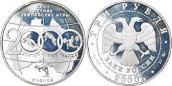 World Coins - Coin, Russia, 3 Roubles, 2000, Moscow, Proof, , Silver, KM:671