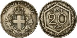 World Coins - Coin, Italy, Vittorio Emanuele III, 20 Centesimi, 1920, Rome,