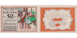 World Coins - Banknote, Germany, Schobull, 50 Pfennig, personnage 1, 1921, UNC(63) Mehl:1194.2