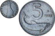 World Coins - Italy, 5 Lire, 1953, Rome, Aluminum, , KM:92