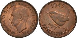 World Coins - Coin, Great Britain, George VI, Farthing, 1943, , Bronze, KM:843