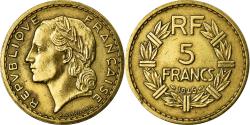 World Coins - Coin, France, Lavrillier, 5 Francs, 1945, Paris, , Aluminum-Bronze