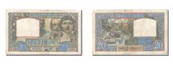 World Coins - Banknote, France, 20 Francs, 20 F 1939-1942 ''Science et Travail'', 1940