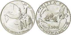 World Coins - Coin, VATICAN CITY, John Paul II, 500 Lire, 1992, Roma, , Silver, KM:235