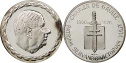 World Coins - France, Medal, De Gaulle, Monnaie de Paris, French Fifth Republic, History