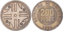 World Coins - Coin, Colombia, 200 Pesos, 1994