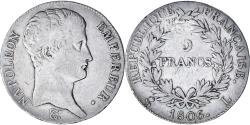 World Coins - Coin, France, Napoléon I, 5 Francs, 1806, Bayonne, , Silver, KM:673.8