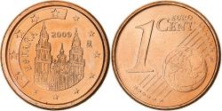 World Coins - Spain, Juan Carlos I, Euro Cent, 2009, Madrid, Copper Plated Steel,