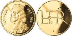 World Coins - France, Medal, Les Rois de France, Lothaire, History, , Vermeil