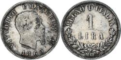 World Coins - Coin, Italy, Lira, 1863