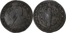 World Coins - France, Louis XVI, 6 Deniers, 1793/2 / AN 5, Bordeaux, Métal de cloche