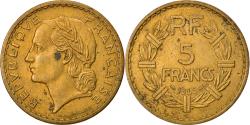 World Coins - Coin, France, Lavrillier, 5 Francs, 1945, Castelsarrasin,